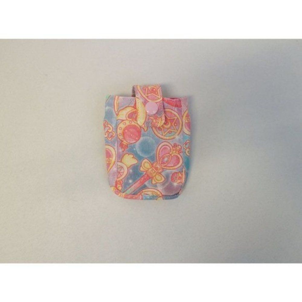 Small Sailor Moon Pouch Medical Inhaler Accessory Case with Belt Loop